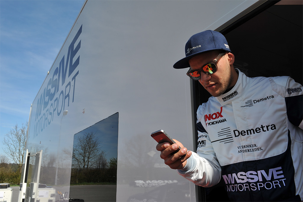 Dennis Lind er klar til at checke ind. Og køre med om sejren i AutoMester DTC